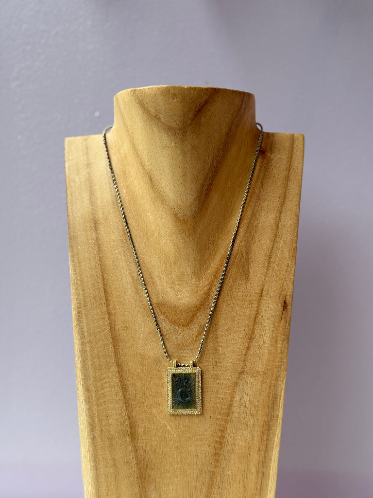 Collier Lune Labradorite 🪞PROTECTION