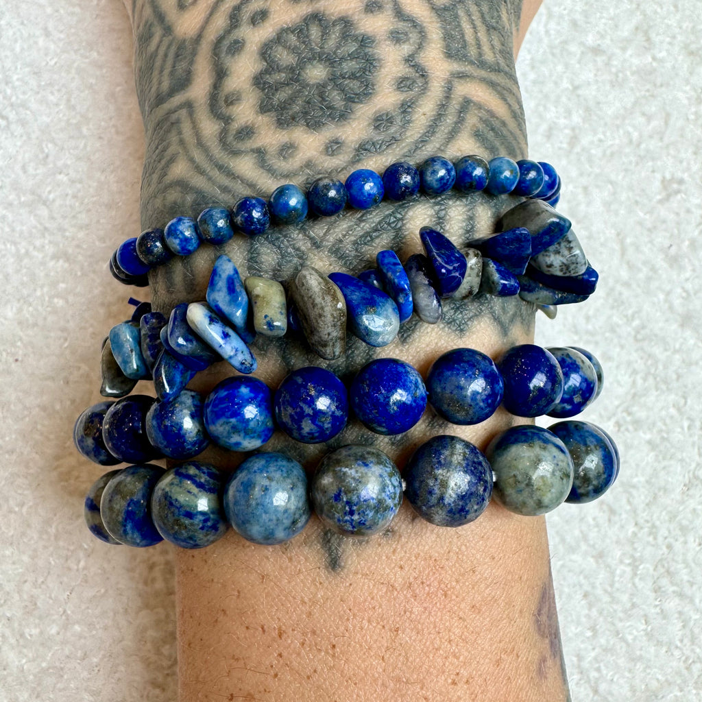 Bracelet Lapis Lazuli 🔮 Écoute ta voix intérieure et trouve le chemin de ton âme