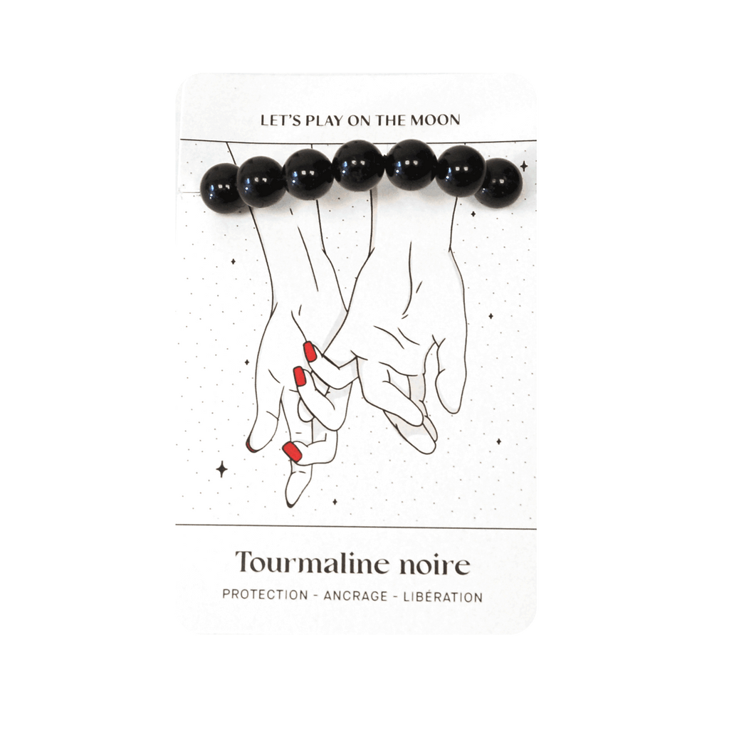 Bracelet Tourmaline Noire 🛡 Ancrage