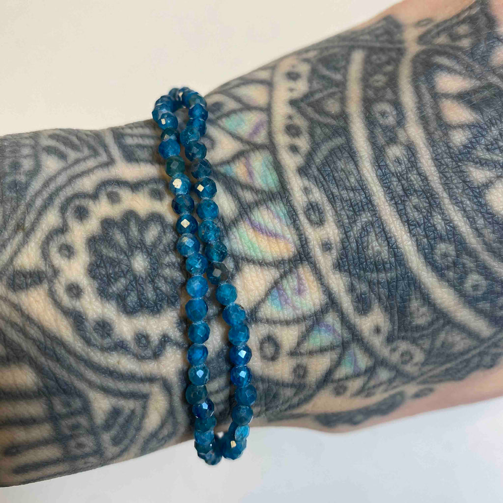 Bracelet Apatite Bleue 🎤 Libération de la parole