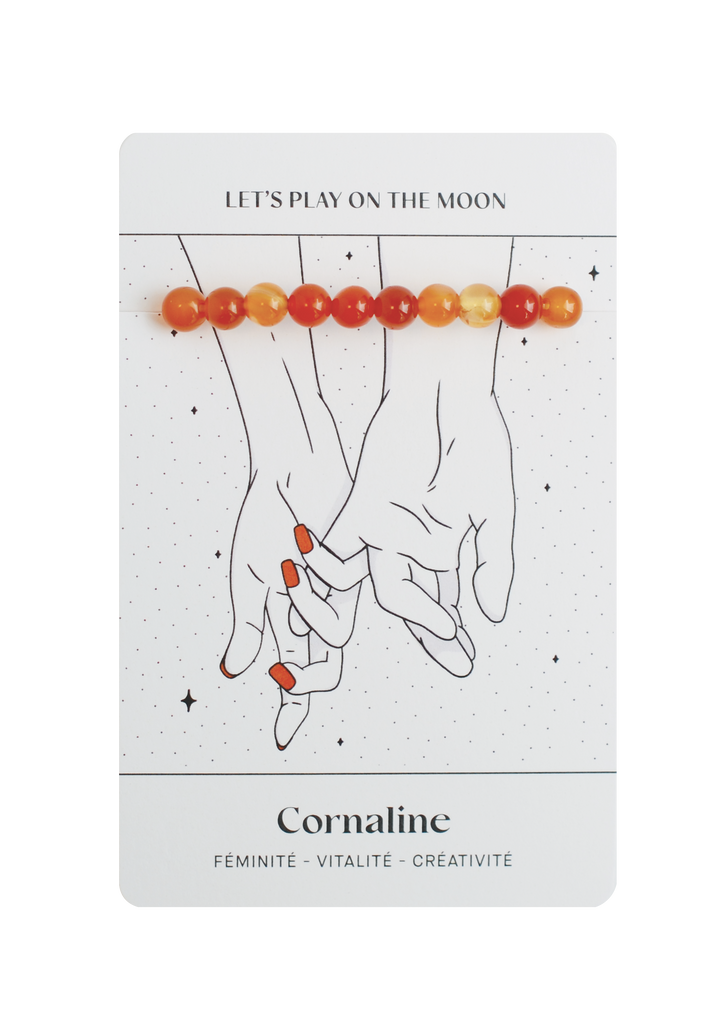 Bracelet de Cornaline : Féminité, Vitalité, Créativité