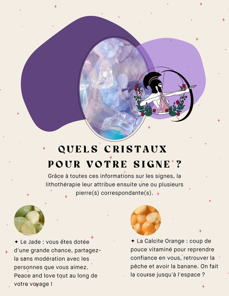 Les cristaux du Sagittaire dans son Ebook Astro