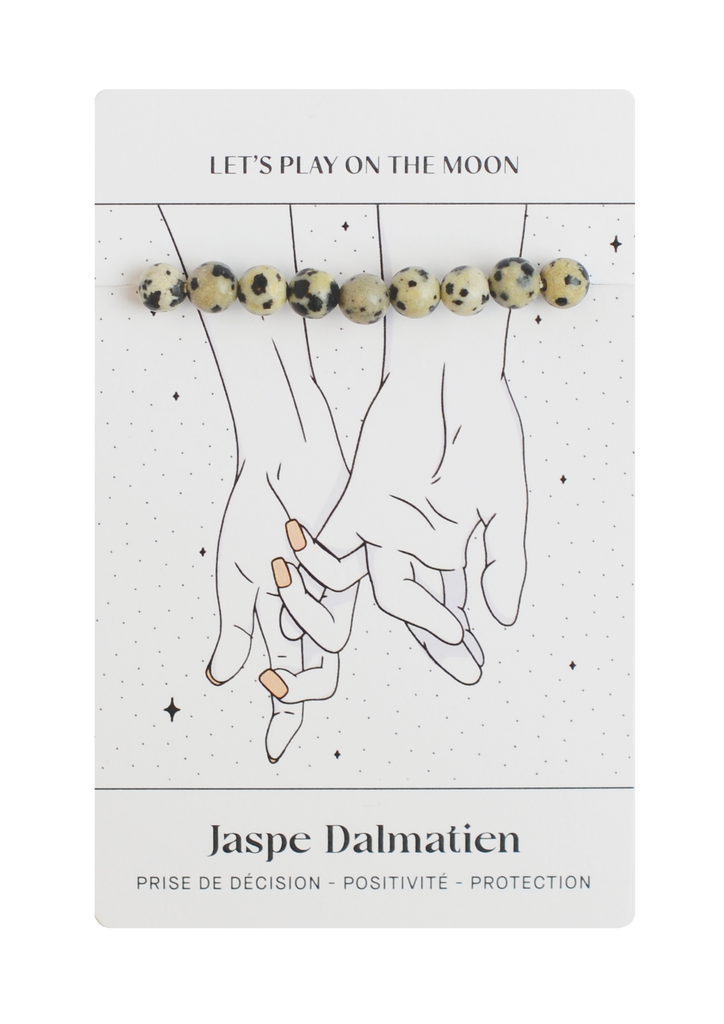 Bracelet de Jaspe Dalmatien : Prise de décision, Positivité, Protection