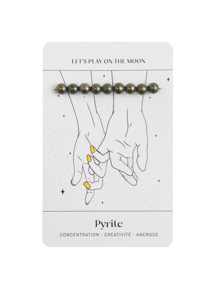 Bracelet de Pyrite : Concentration, Créativité, Ancrage