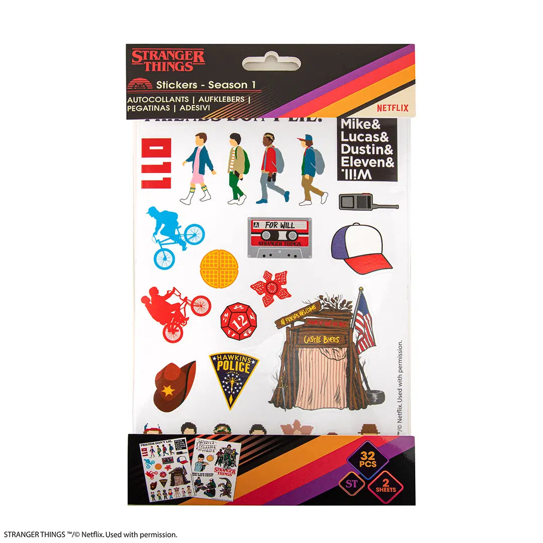 Stickers saison 1 - Stranger Things