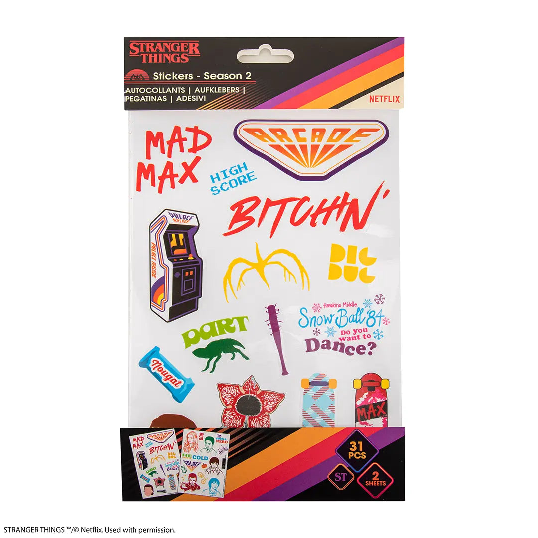 Stickers saison 2 - Stranger Things
