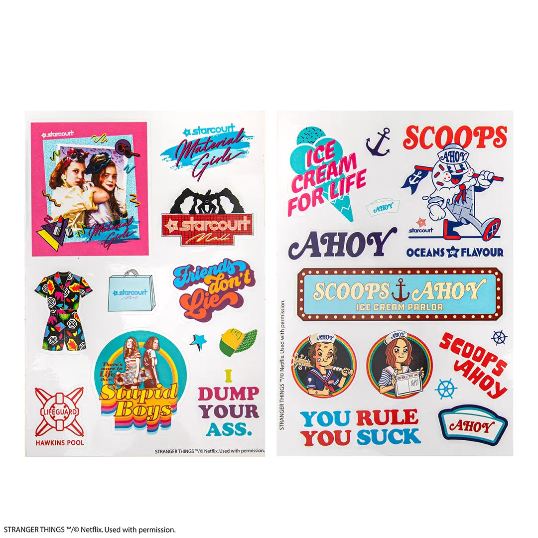 Stickers saison 4 - Stranger Things