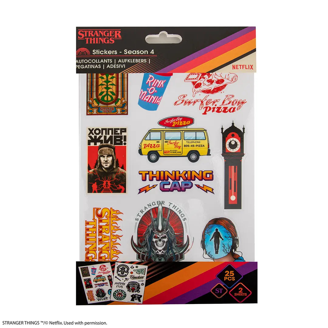Stickers saison 4 - Stranger Things