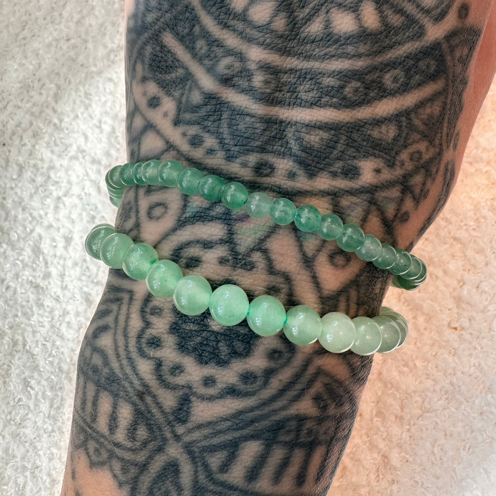 Green Aventurine Bracelet 💚 Luck, benevolence, adventure