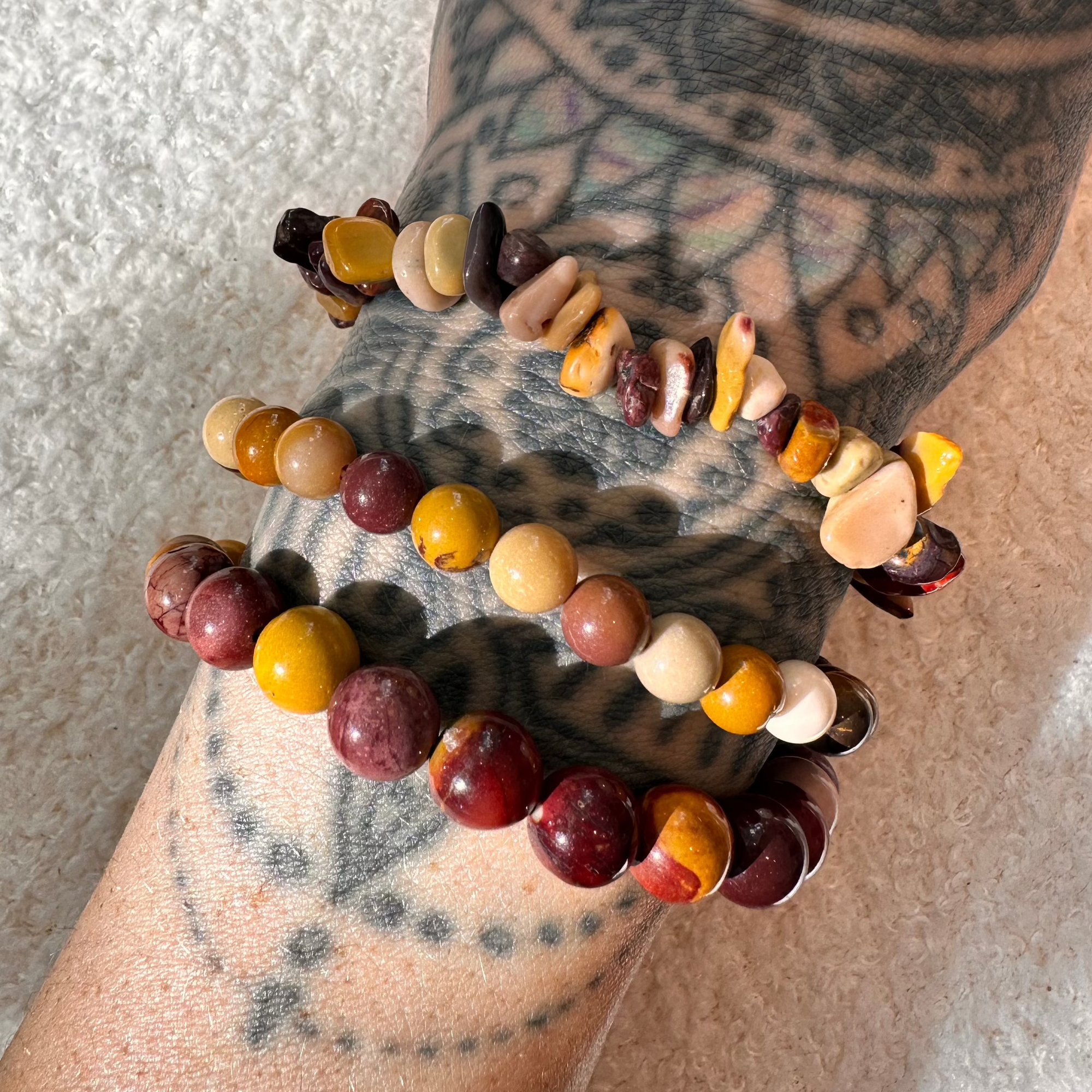 Bracelet Jaspe Mokaïte 🧠 Productivité et équilibre