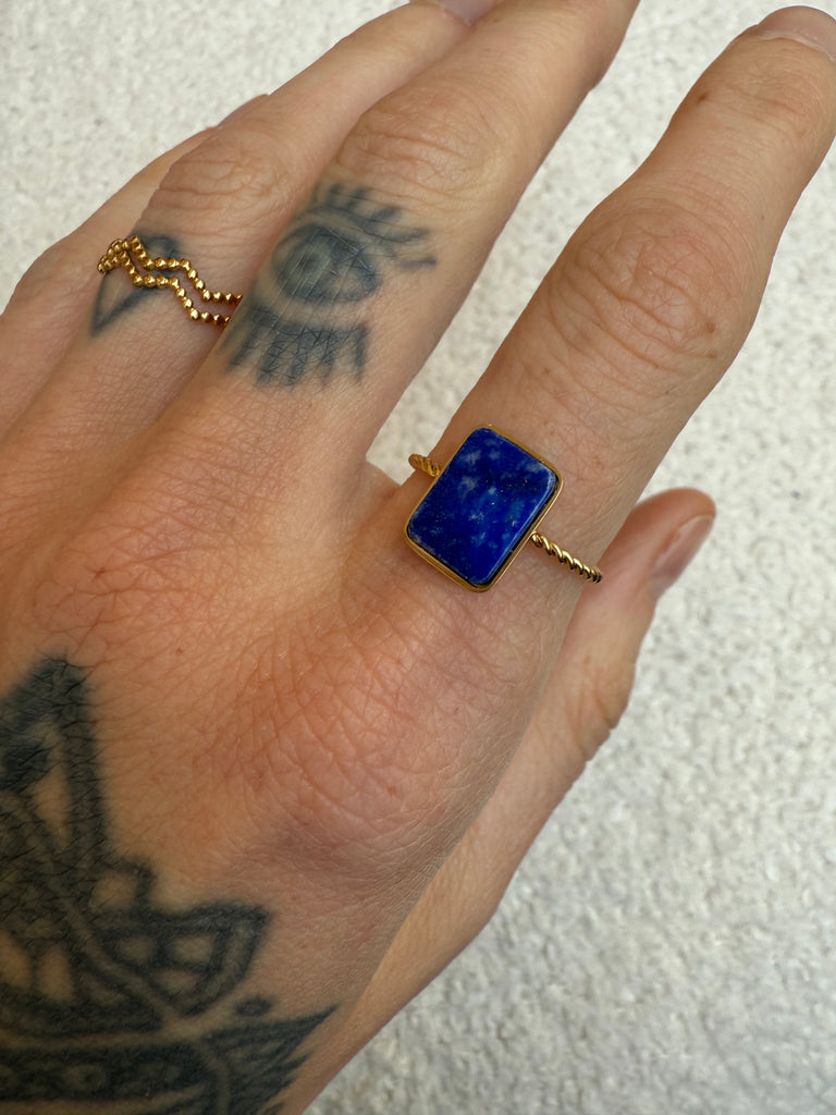 Bague en Lapis Lazuli