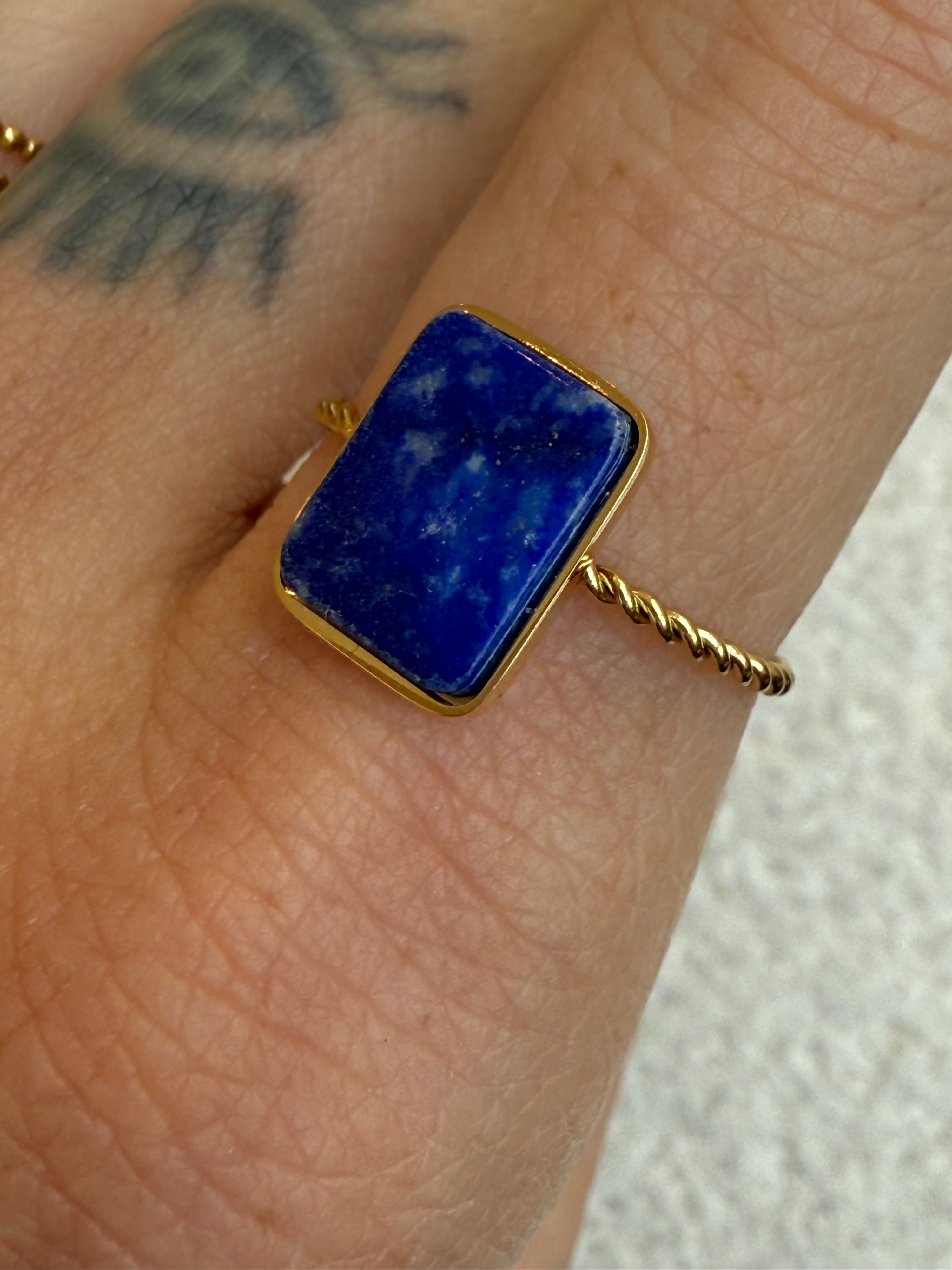 Bague en Lapis Lazuli