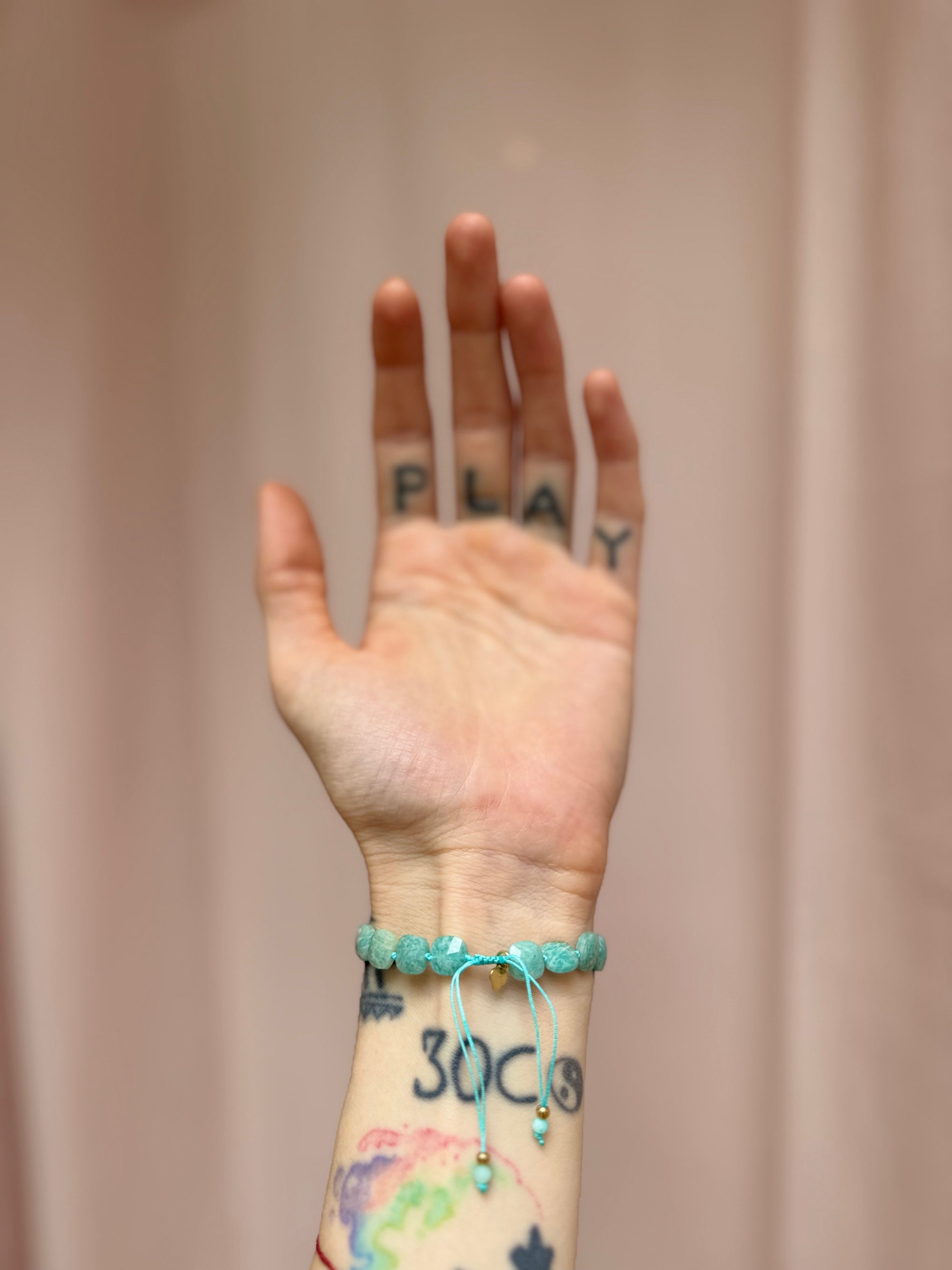 Bracelet carré Amazonite