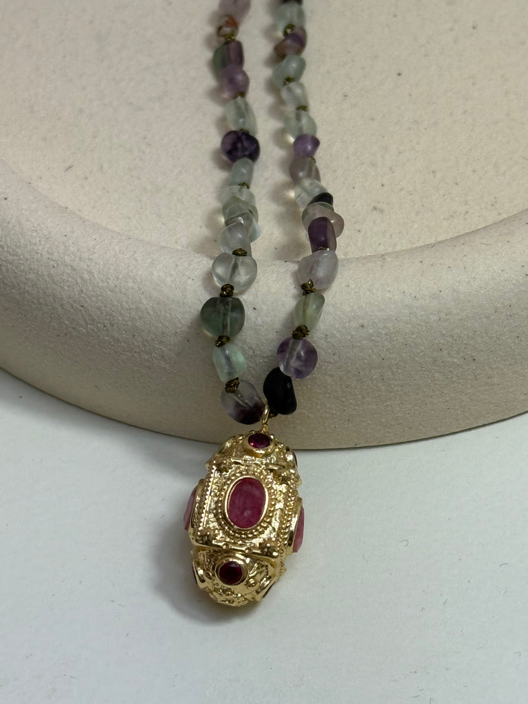 Multicolored Fluorite bracelet 🧠 Decision-making and reflection