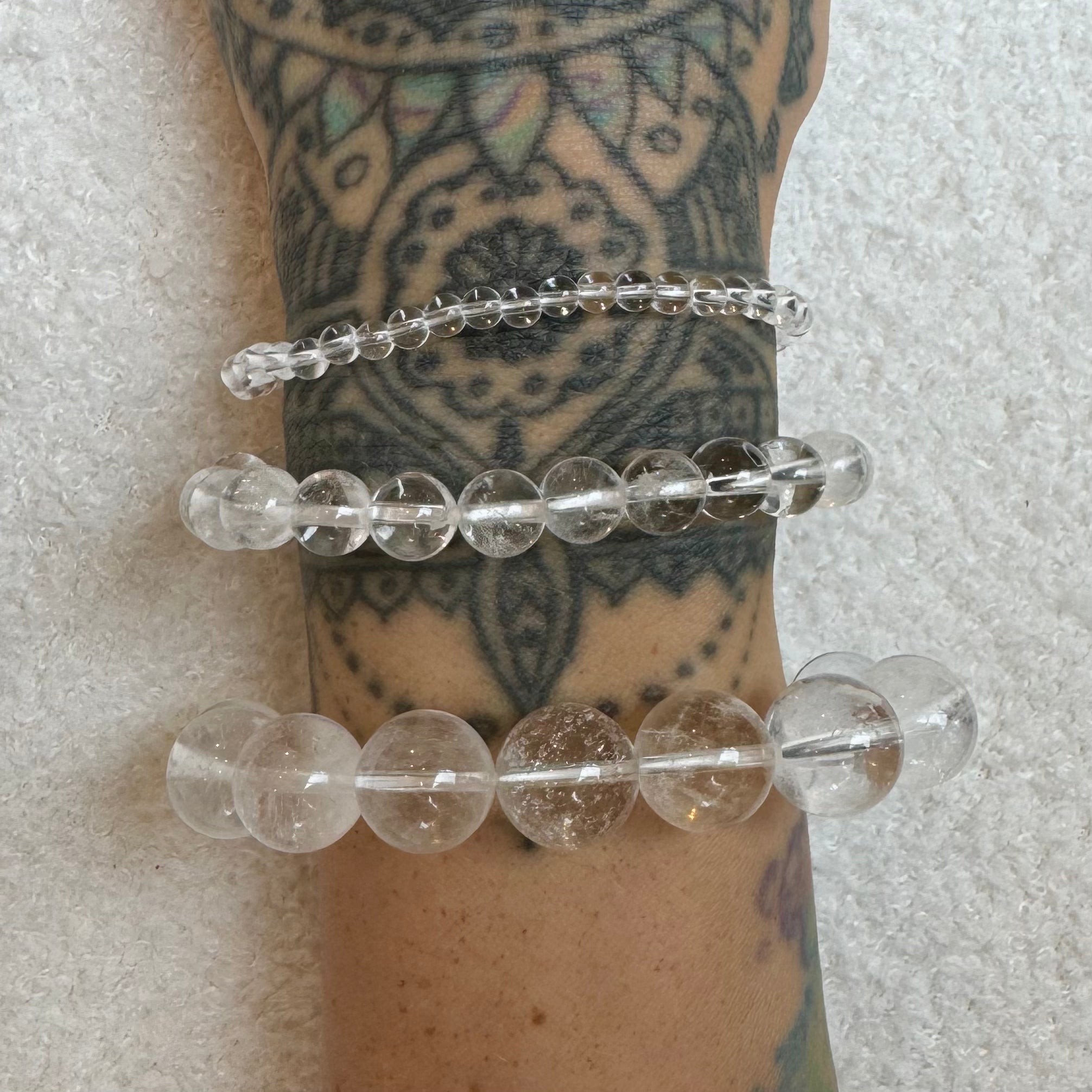 Rock crystal bracelet 🧘🏽‍♀️ Serenity and wisdom