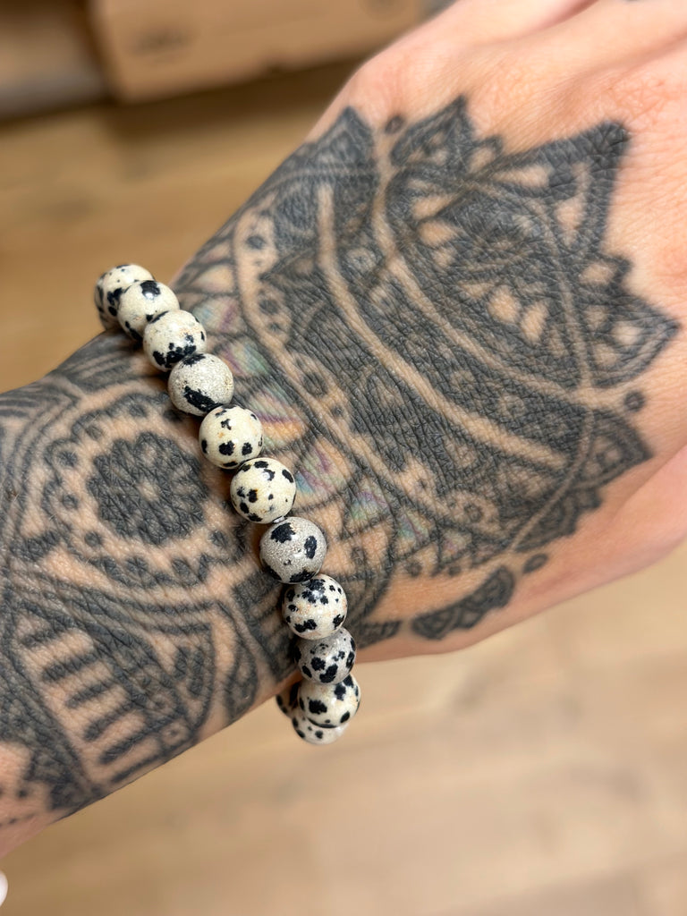 Jasper Dalmatian bracelet 🚀 Future and decision making