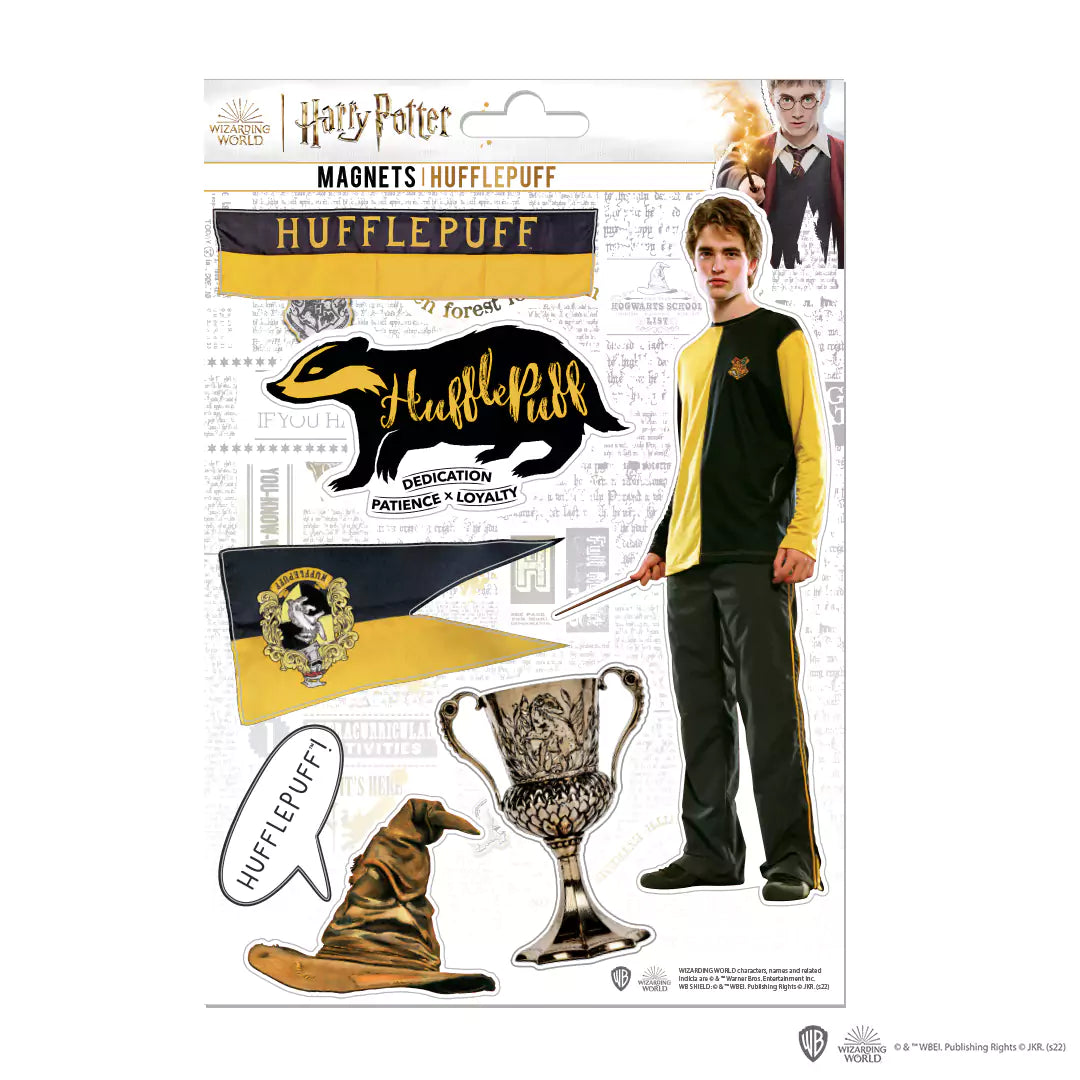 Planche de magnets en mousse - Poufsouffle - Harry Potter