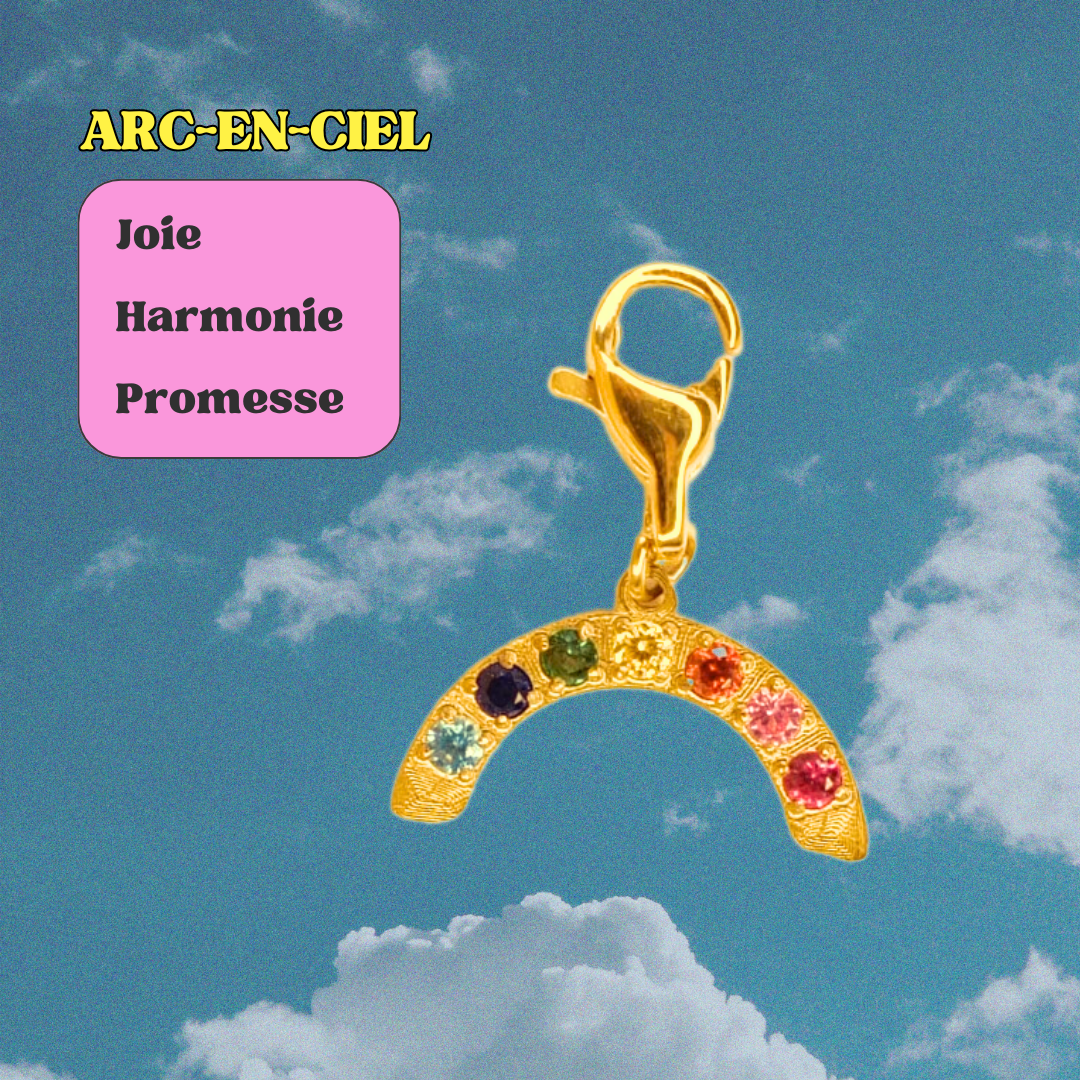 Charm ✦ Arc-en-ciel strass