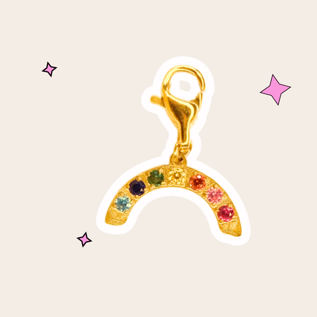 Charm ✦ Arc-en-ciel strass