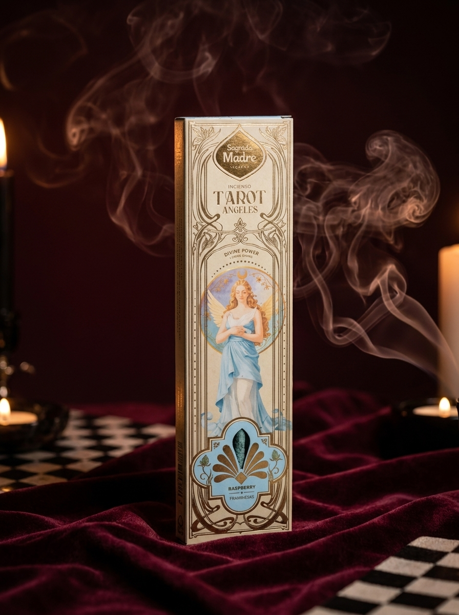 Encens Tarot des Anges Framboise – Joie, Amour & Énergies Positives