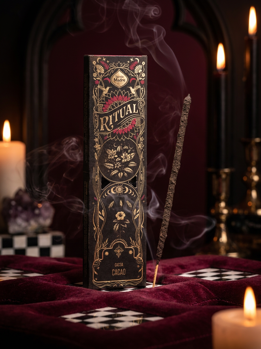 Encens Rituel Cacao – Ouverture du Cœur & Harmonie