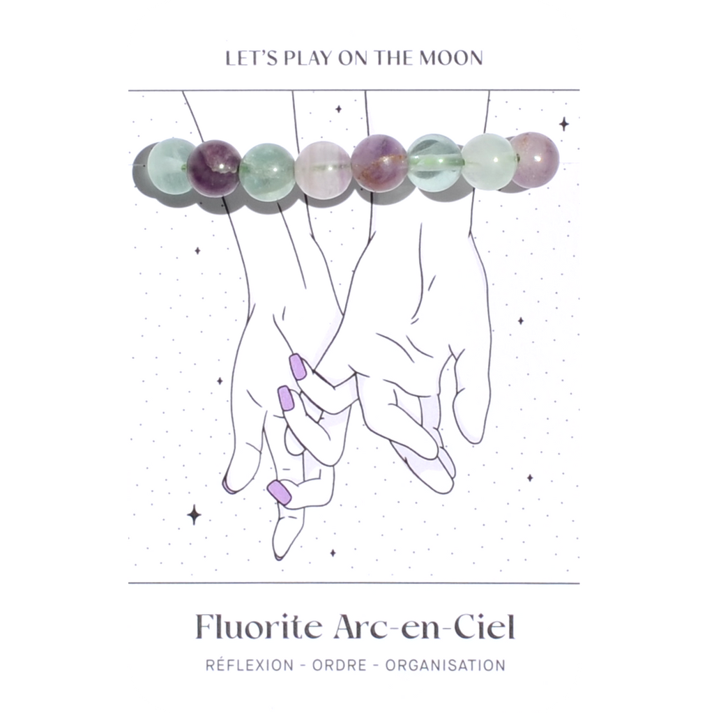 Multicolored Fluorite bracelet 🧠 Decision-making and reflection