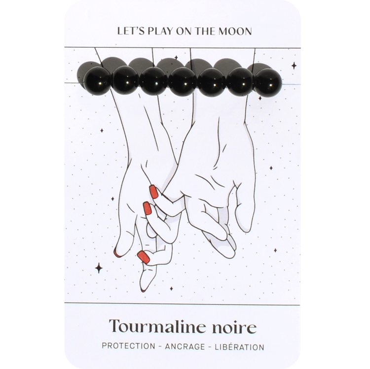 Bracelet Tourmaline Noire 🛡 Ancrage