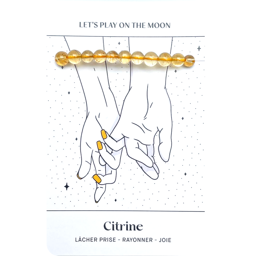 Bracelet Citrine ⭐️ Lâcher-prise pour rayonner