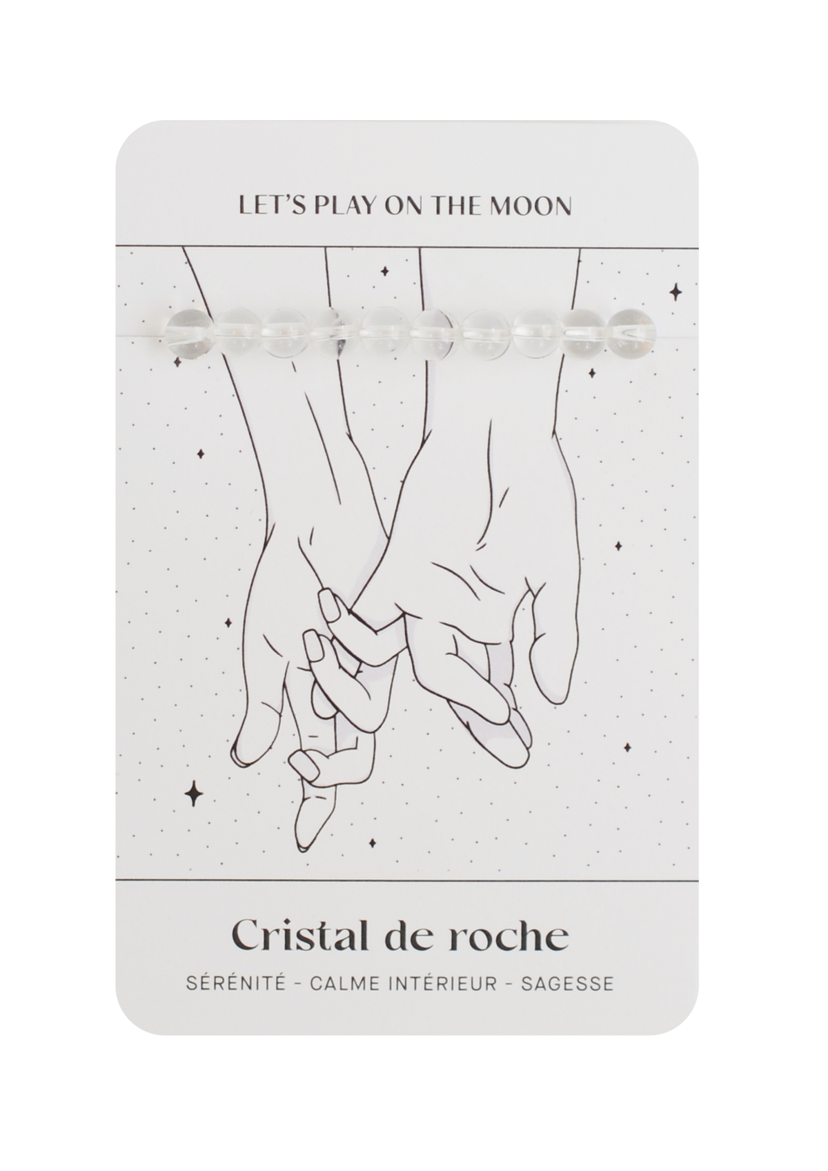 Bracelet de cristal de roche : sérénité, calme intérieur et sagesse