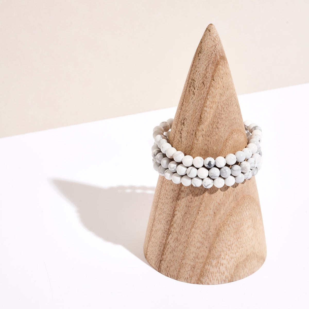 Bracelet Howlite - Let's play on the moon