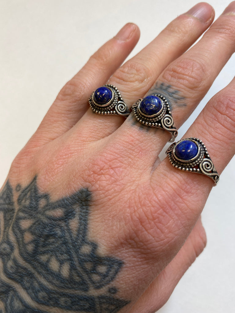 Bague Lapis Lazuli 🔮 Se laisser guider et trouver sa voie