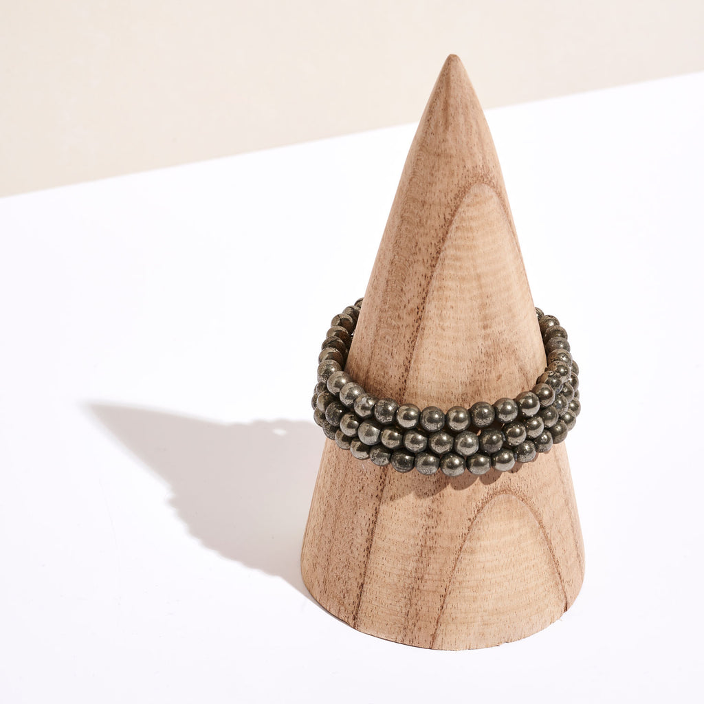 Bracelet Pyrite - Let's play on the moon