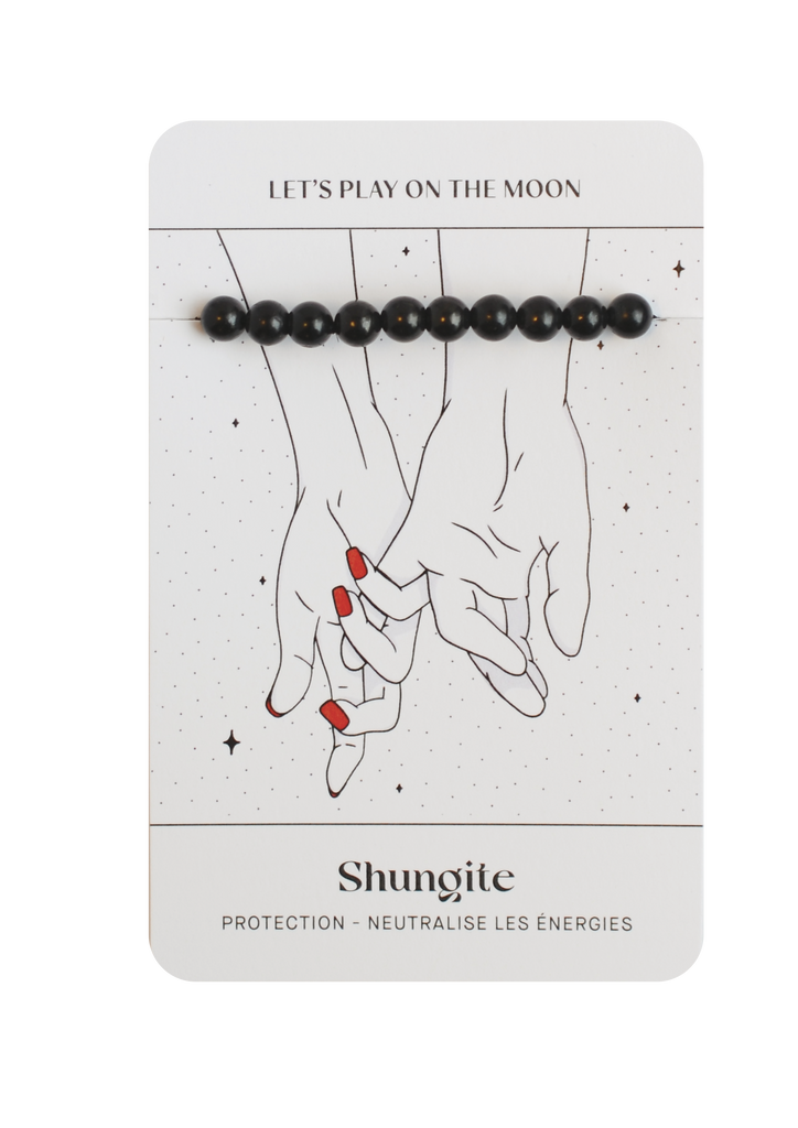 Bracelet de Shungite : Protection, Neutralise les mauvaises énergies