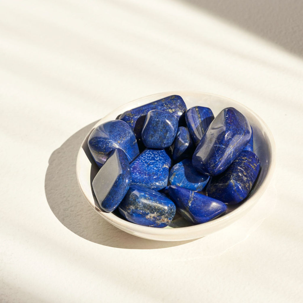 Pierres naturelles de Lapis Lazuli vertus Let's Play On The Moon